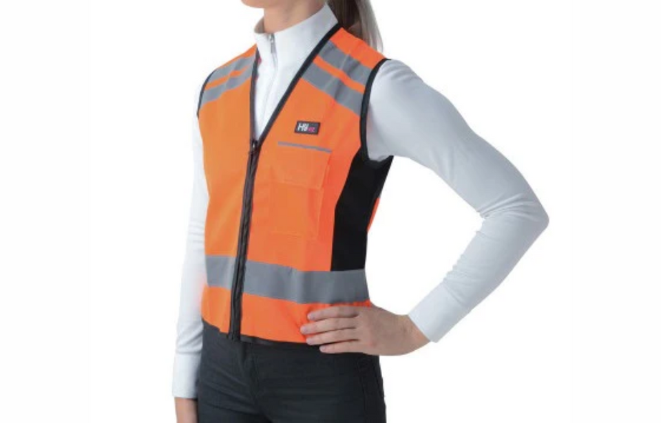 Hi vis orange vest for women