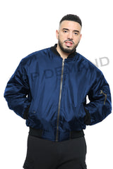 MA1 Mens Army Pilot Biker Bomber Security Fly Military Doorman Harrington Jacket, Bomber Biker Jacket