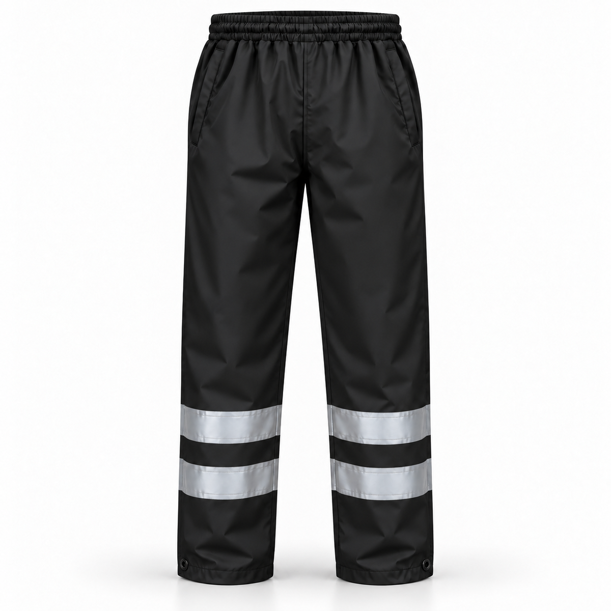 Hi Viz Vis High Visibility Mens Waterproof Rain Over Work Trousers Pants Bottoms