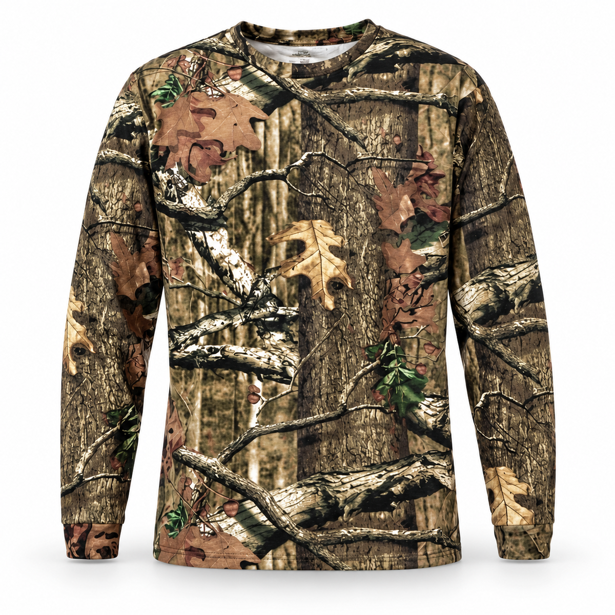 Mens Jungle Print Short & Long Sleeve T-Shirt Vest Camouflage Regular Plus Size