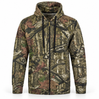 Men's Jungle Camouflage Fishing Hunting Zip Hoodie Jacket Tracksuit Size S-5XL
