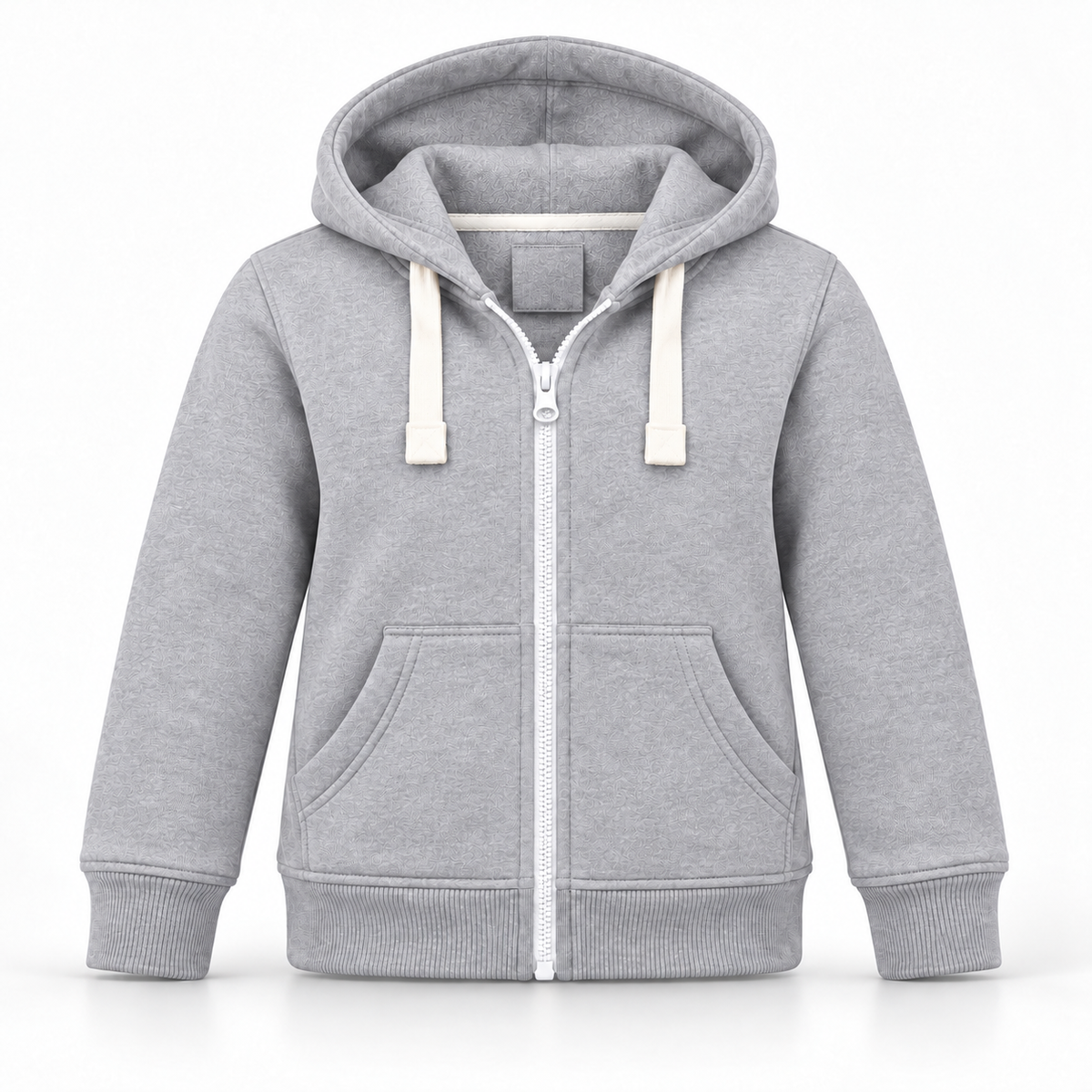 Boys Kids Girls Unisex Plain Zip Cotton Hoodie Hooded Sweat Jumpers 7-13 Years