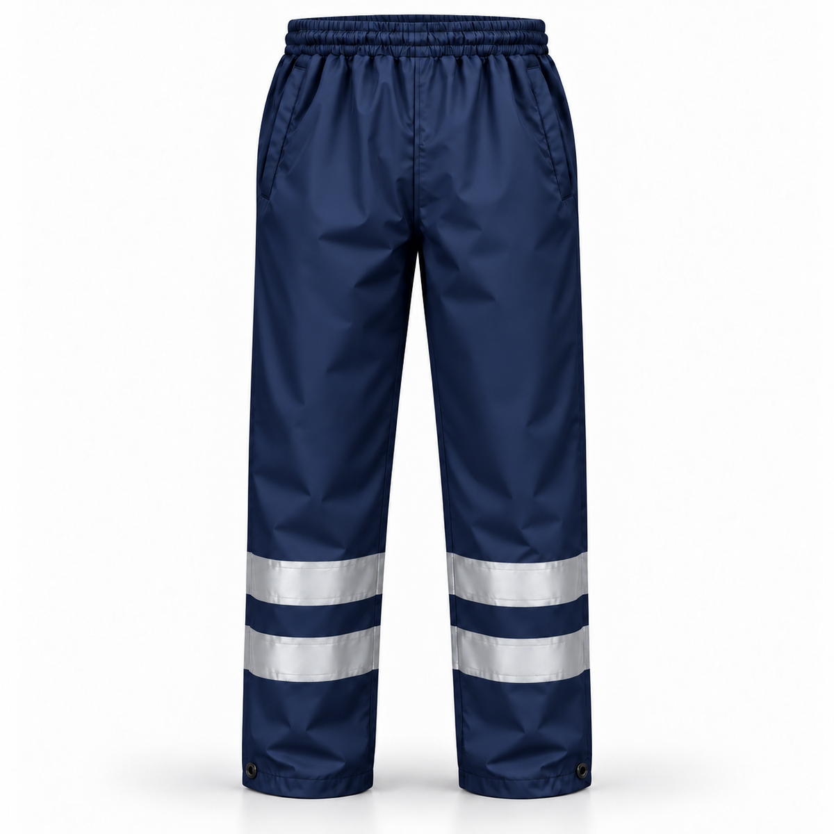 Hi Viz Vis High Visibility Mens Waterproof Rain Over Work Trousers Pants Bottoms