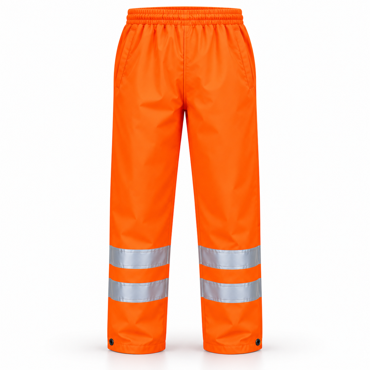 Hi Viz Vis High Visibility Mens Waterproof Rain Over Work Trousers Pants Bottoms