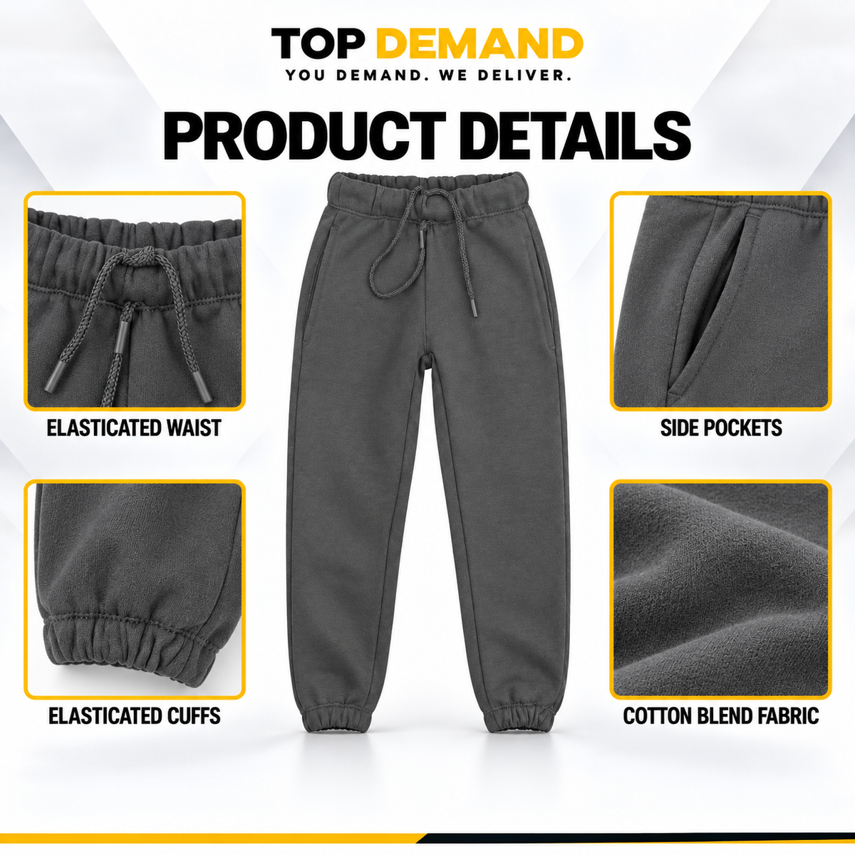 Boys Girls Unisex Plain PE School Jogging Sports Tracksuit Bottoms Joggers Pants