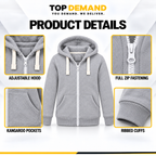 Boys Kids Girls Unisex Plain Zip Cotton Hoodie Hooded Sweat Jumpers 7-13 Years