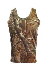 Mens Jungle Print Short & Long Sleeve T-Shirt Vest Camouflage Regular Plus Size