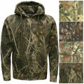 Men's Jungle Camouflage Fishing Hunting Zip Hoodie Jacket Tracksuit Size S-5XL
