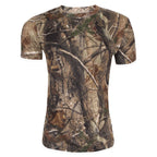 Mens Jungle Print Short & Long Sleeve T-Shirt Vest Camouflage Regular Plus Size