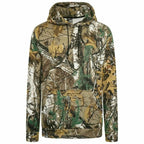 Men's Jungle Camouflage Fishing Hunting Zip Hoodie Jacket Tracksuit Size S-5XL