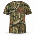 Mens Jungle Print Short & Long Sleeve T-Shirt Vest Camouflage Regular Plus Size