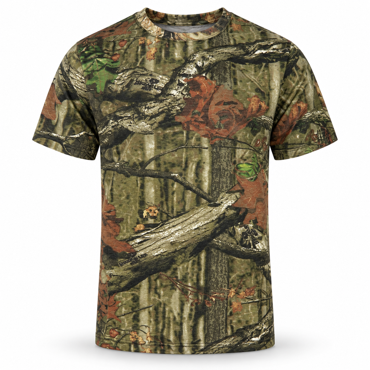 Mens Jungle Print Short & Long Sleeve T-Shirt Vest Camouflage Regular Plus Size
