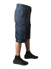 Mens lightweight 3/4 Long Cargo Combat Work Cotton Regular Waist Shorts 30 To 48