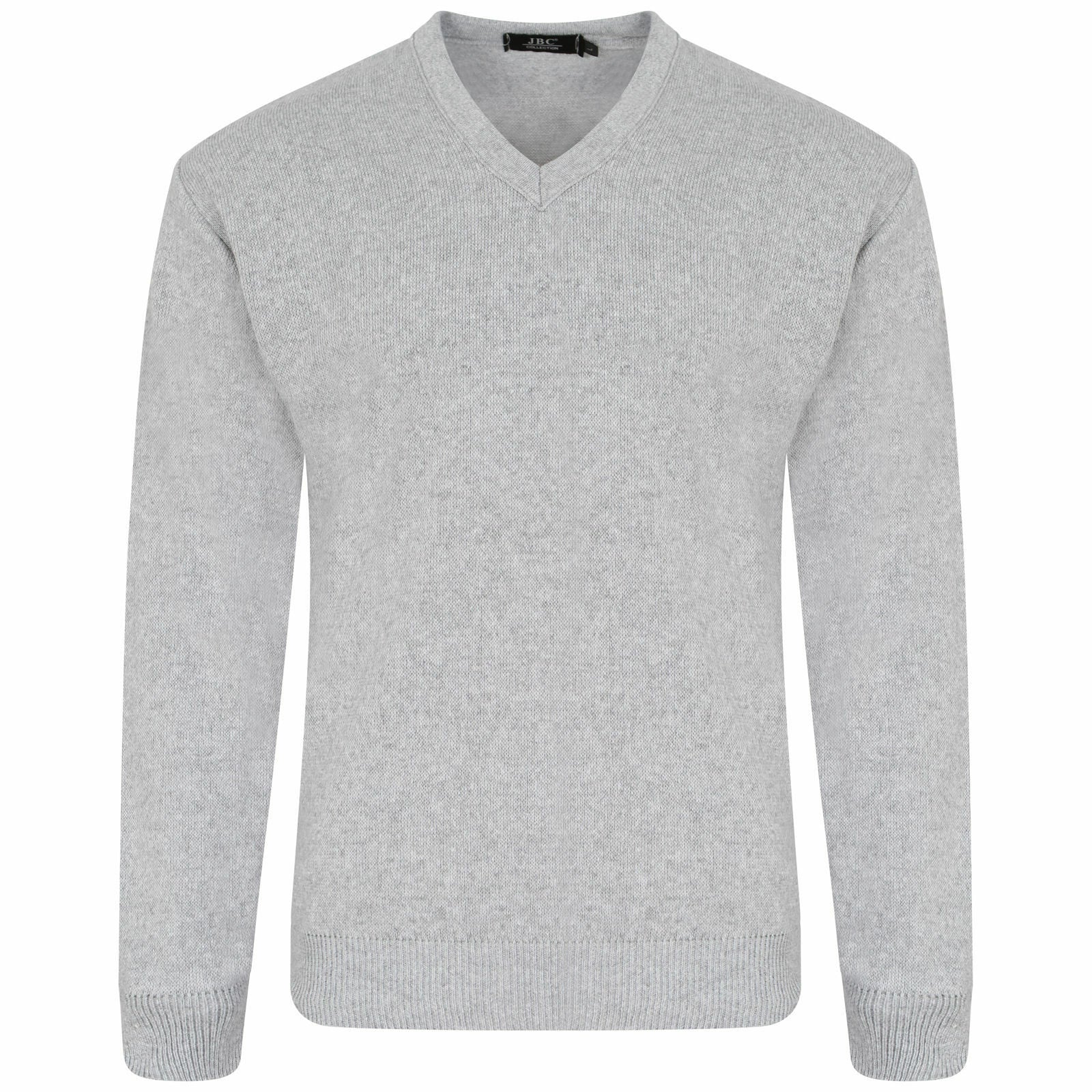 Mens Plain Knitted V Neck Pull Over Jumper Fine Cotton Knitwear Warm Sweater Top, V Neck Shirts