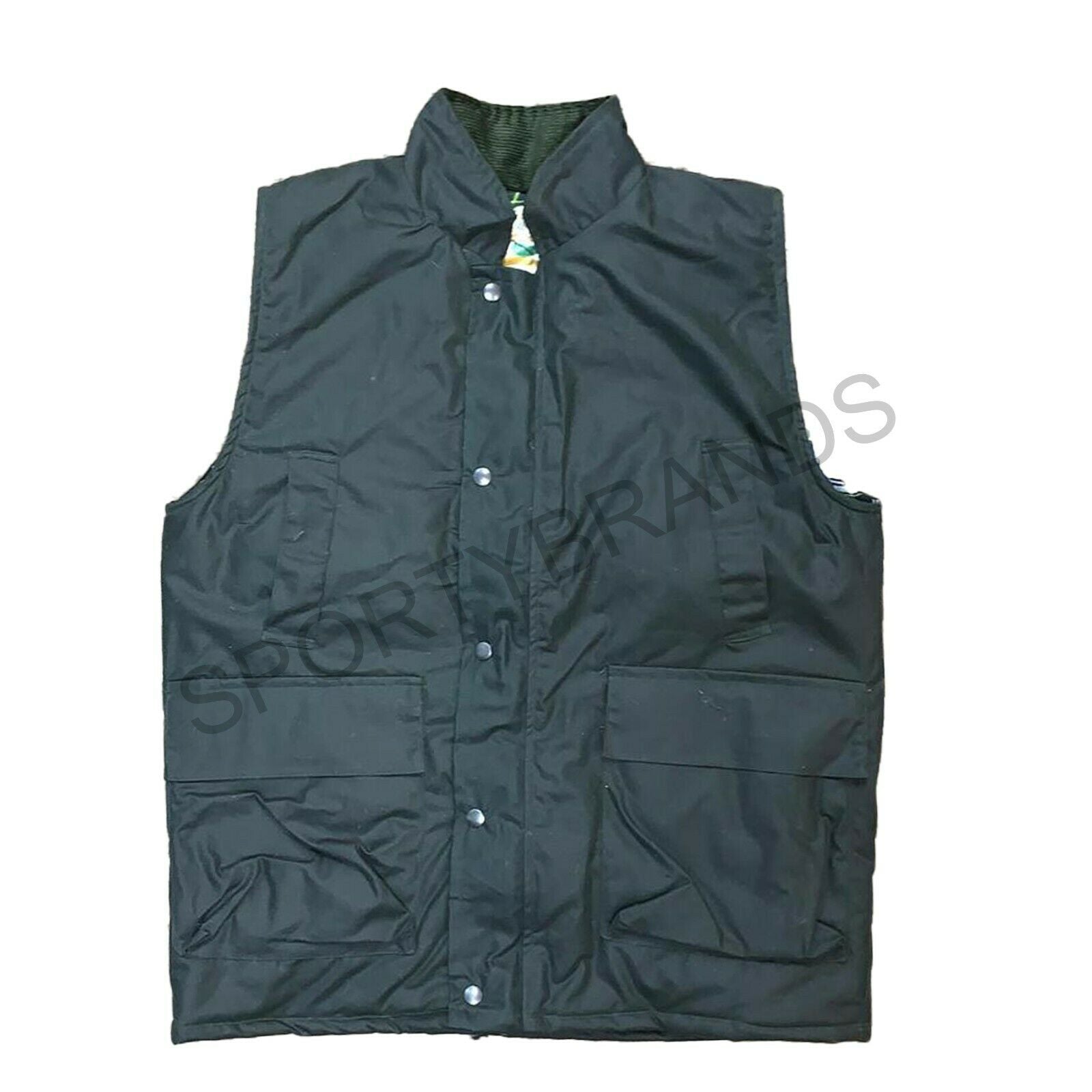 Mens New Wax Bodywarmer British Country Wear Waistcoat Gilet Padded Jacket Coat, Mens Wax Gilet Jackets