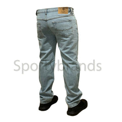 Mens Straight Leg Basic Regular Denim Casual Heavy Work Jeans Trousers Pants, Black Denim Jeans Men