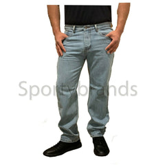 Mens Straight Leg Basic Regular Denim Casual Heavy Work Jeans Trousers Pants, Black Denim Jeans Men