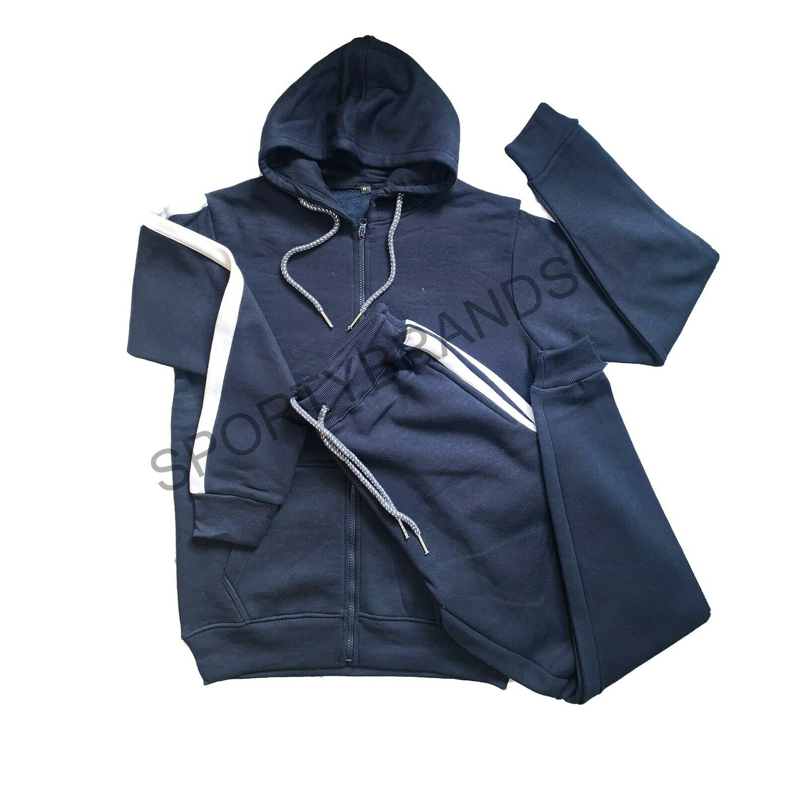 Mens New Full Zip Tracksuit Hoodie Hoody, Mens Zip Up Hoodies