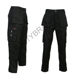 Mens New Cargo Work Holster Multi Pockets Stretch Panels Trousers Pants Bottoms