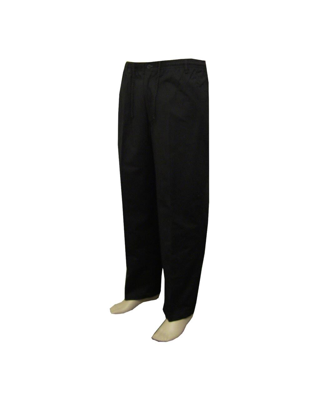 New Mens Elasticated Waist Plain Rugby Smart Casual Golf Trousers Pants Bottoms
