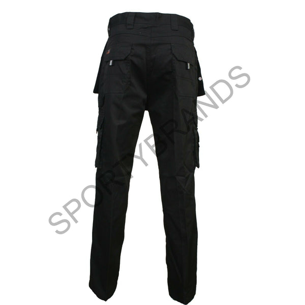 Mens New Cargo Work Holster Multi Pockets Stretch Panels Trousers Pants Bottoms