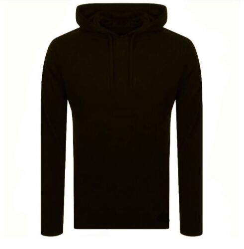 Mens Plain Cotton Shirt Long Sleeves Gym T-Shirt Stretch Jumper Hoodie Pullover, Hoodie Jumper Dress