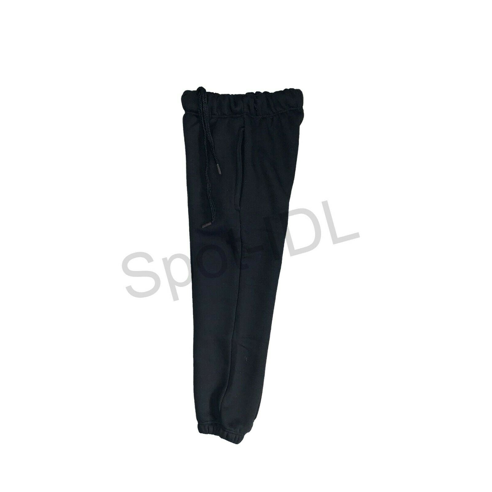 Boys Girls Unisex Plain PE School Jogging Sports Tracksuit Bottoms Joggers Pants