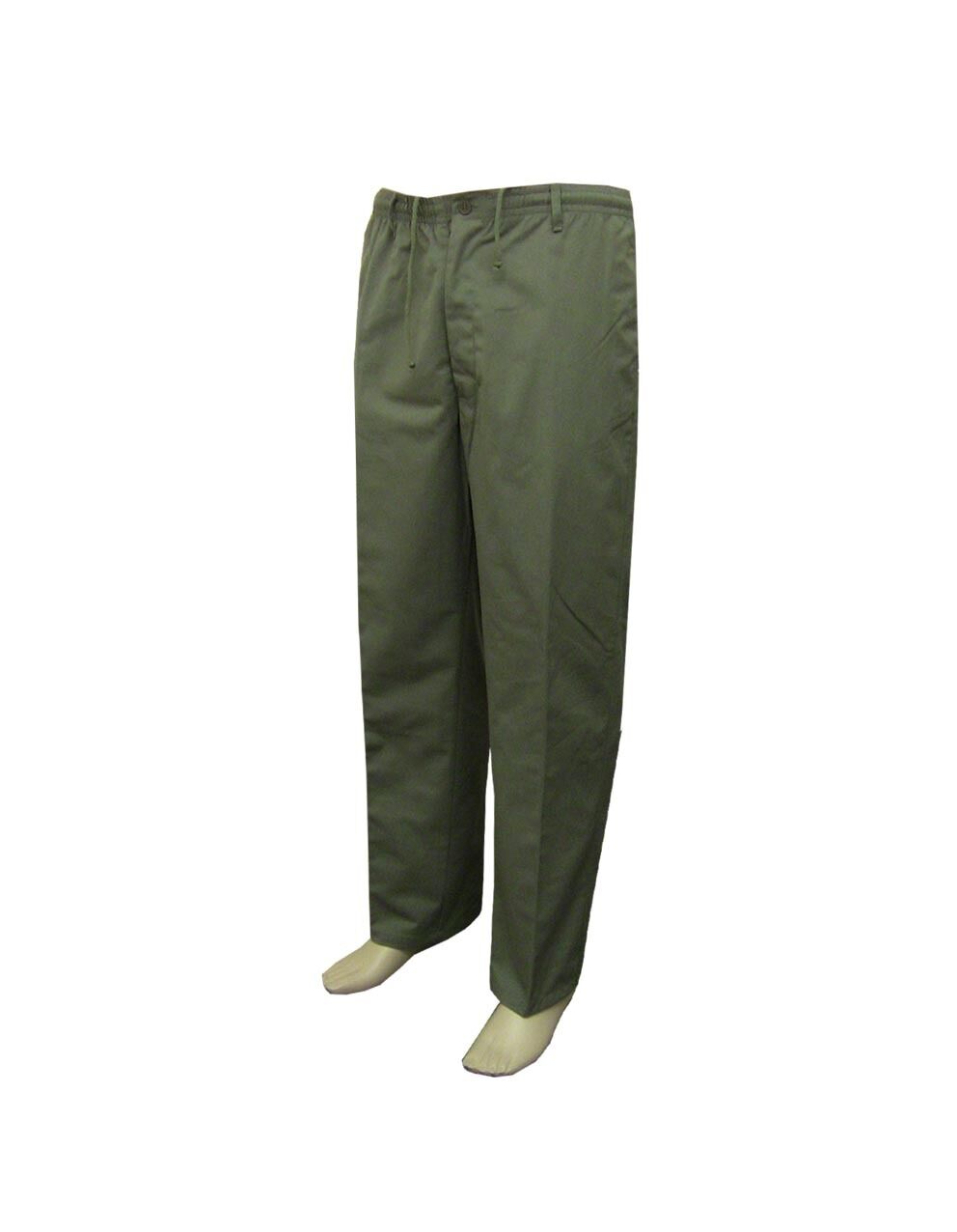 New Mens Elasticated Waist Plain Rugby Smart Casual Golf Trousers Pants Bottoms