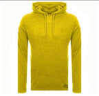 Mens Plain Cotton Shirt Long Sleeves Gym T-Shirt Stretch Jumper Hoodie Pullover, Hoodie Jumper Dress