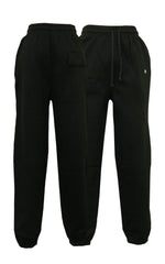 New Mens Elasticated Cotton Cuffed Tracksuit Bottoms Gym Joggers Pants Trousers